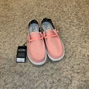 Brand New Pink Hey Dudes